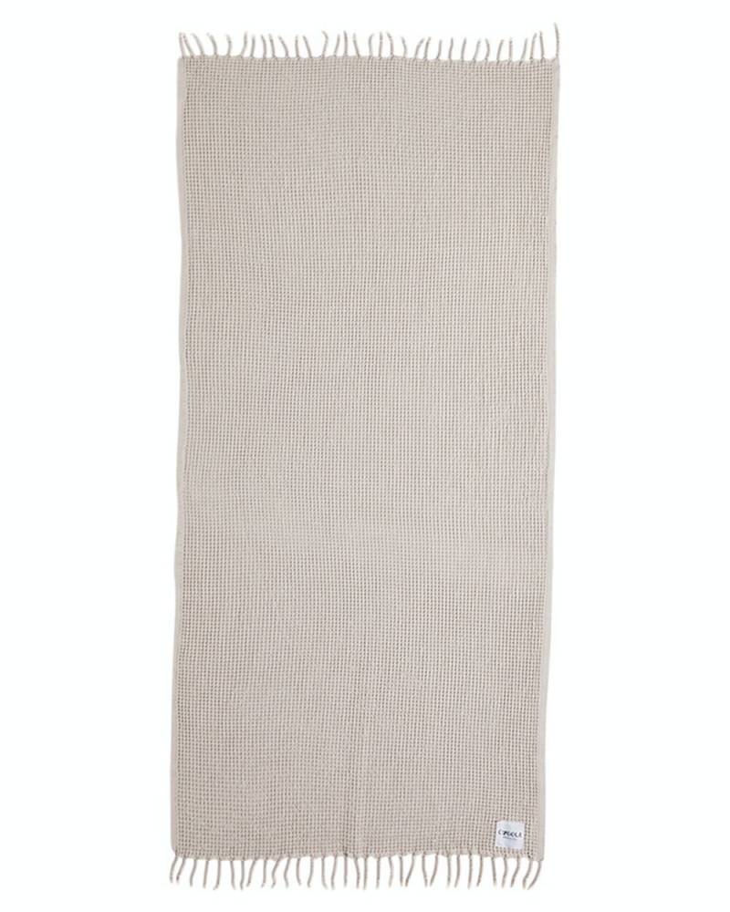 OZoola Waffle Beach Towel - Grey