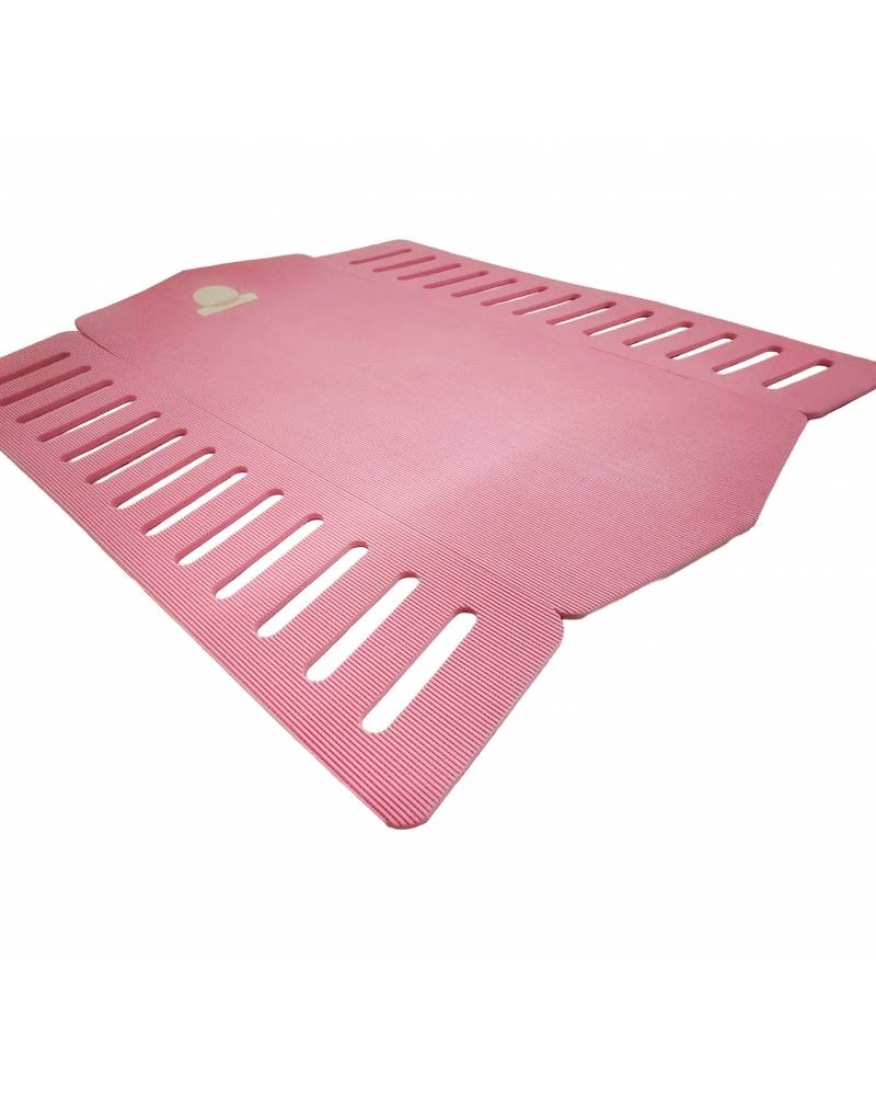 Summer vibes Session Front surfboard deck grip traction pad - Pink mint
