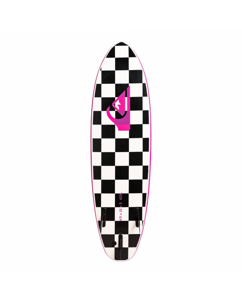 Quiksilver Discus Softboard 6'0 - Pink bottom