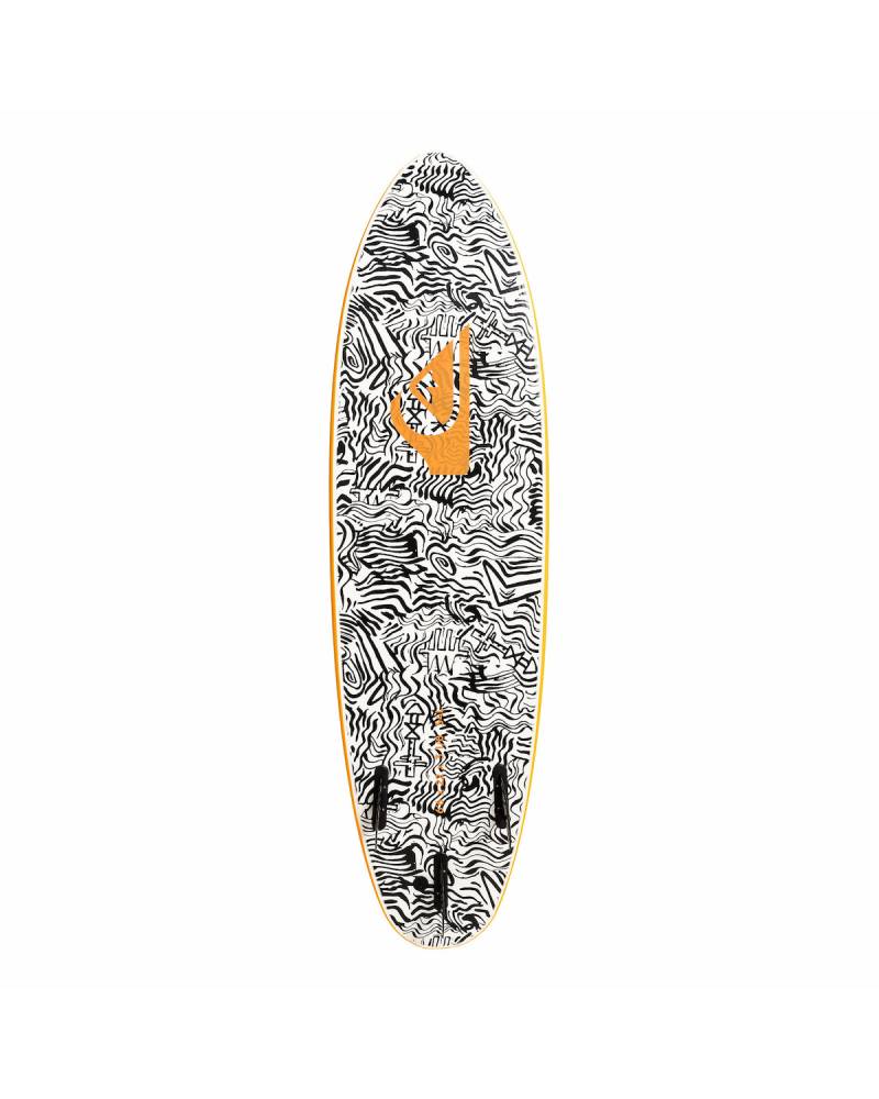 Quiksilver Discus Softboard 6'6 - Pumpkin bottom