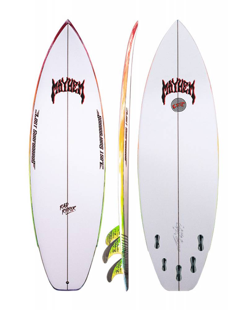 Rad Ripper (Lost) - 5' 6" x 19 " x 2 5/16" x 27.2L - FCS II