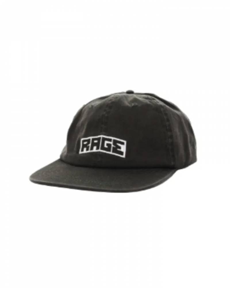 Rage Logo Cap Black