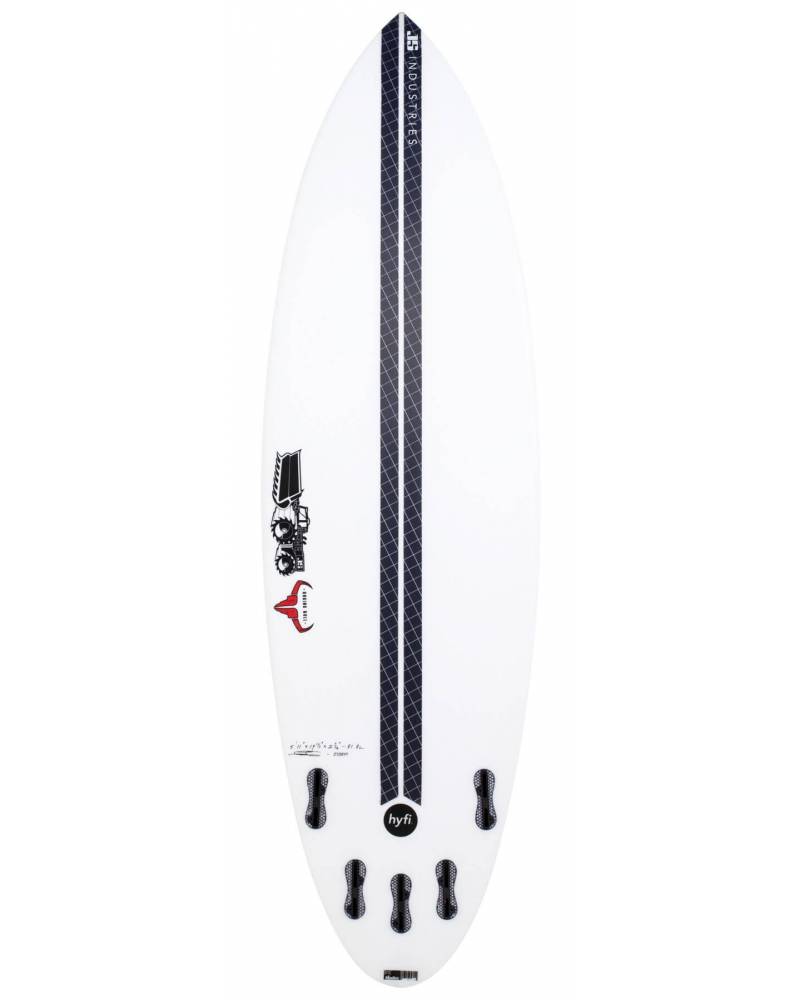 【送料込】【JS】RAGING BULL 6’0 HY-FI（EPS） JS Surf Board 6'0 RAGING BULL HYFI 2 Round Tail - White FCS