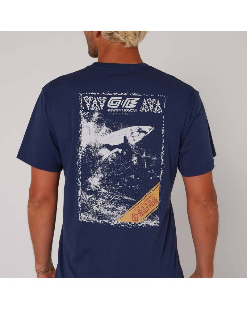 Rated F Tee - Navy