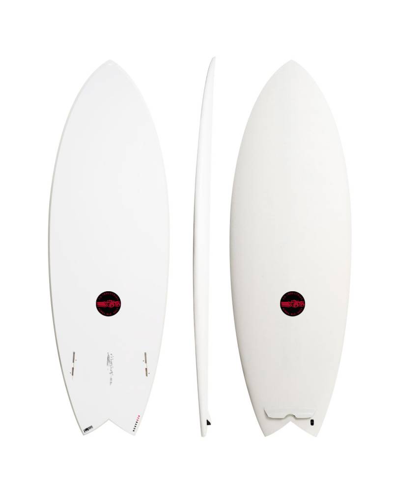 Red Baron Softboard - White (JS Industries) - 5' 6" x 21 " x 2 1/2" x 33.4L - FCS II