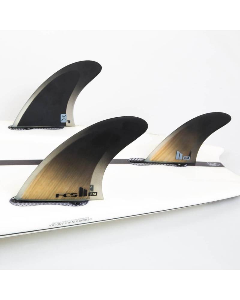 FCS II Rob Machado PC Twin + Stabiliser Fins-Bamboo