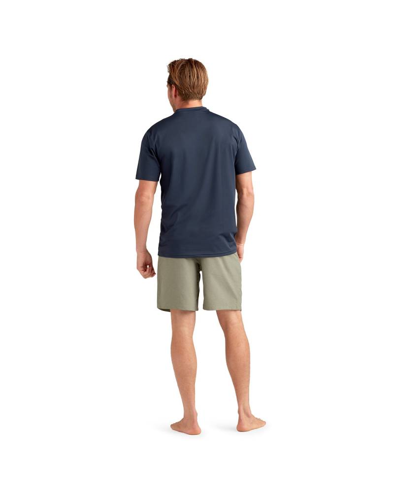 Roots Loose Fit Short Sleeve Rashguard Crew - Ink 
