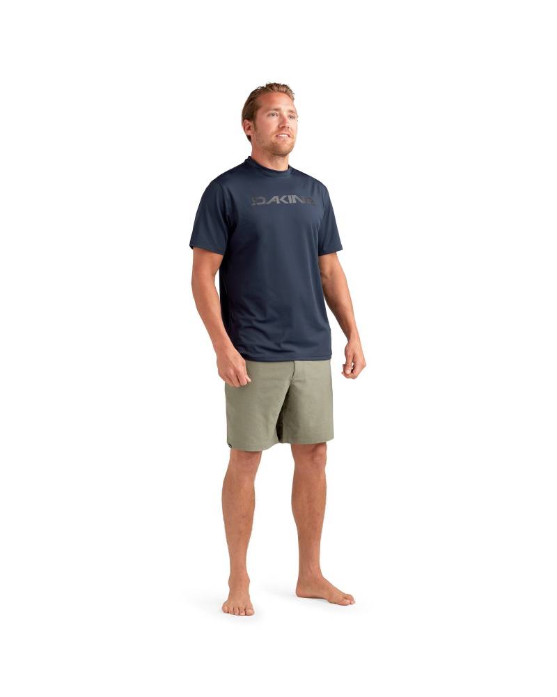 Roots Loose Fit Short Sleeve Rashguard Crew - Ink 