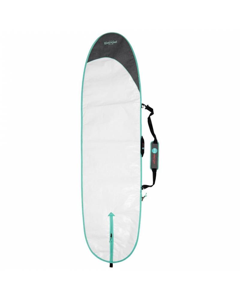 RYD Layback Simple Day Use Bag - White/Aqua - Back