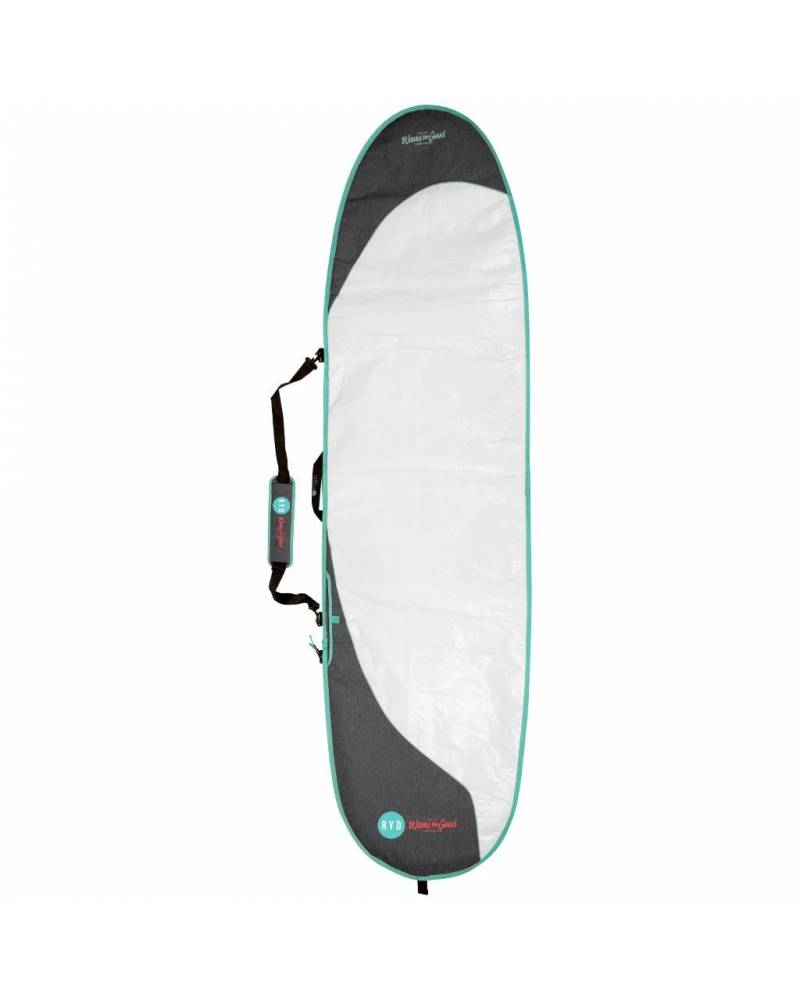 RYD Layback Simple Day Use Bag - White/Aqua - Front