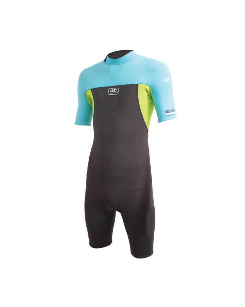Boys Free Flex Back Zip Spring Suit - 2mm - Blue