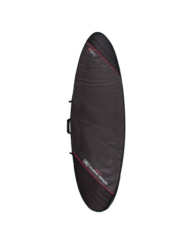 Aircon Fish Cover - Black/Red
