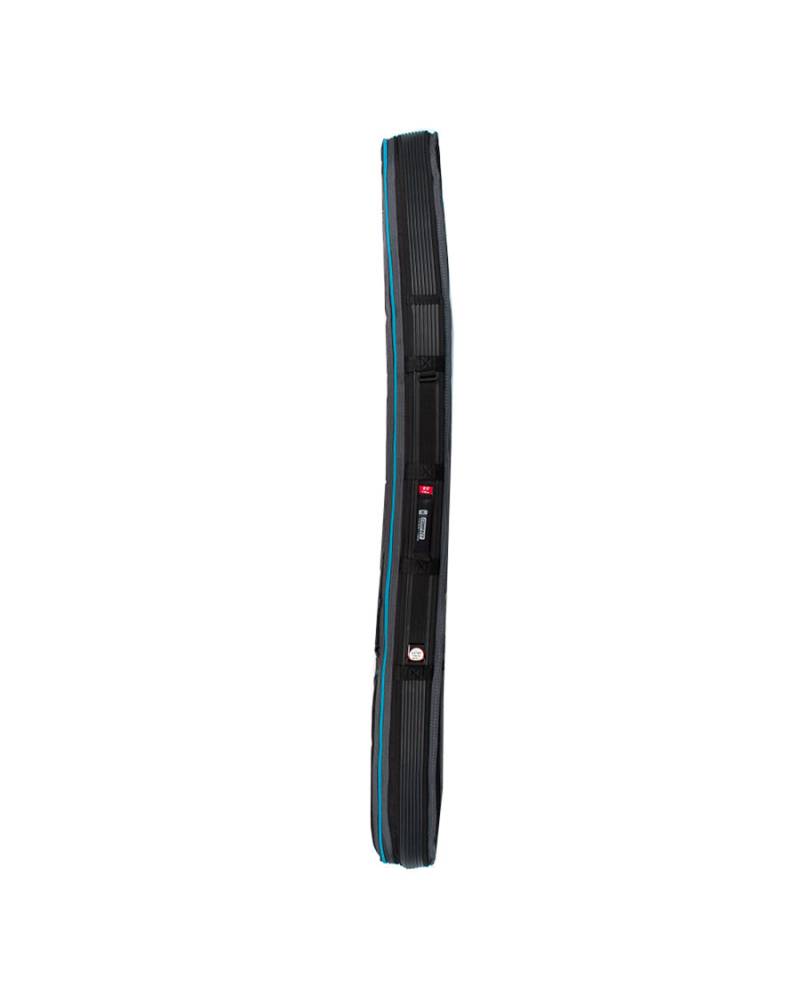 Double Compact Shortboard Cover - Black/Blue