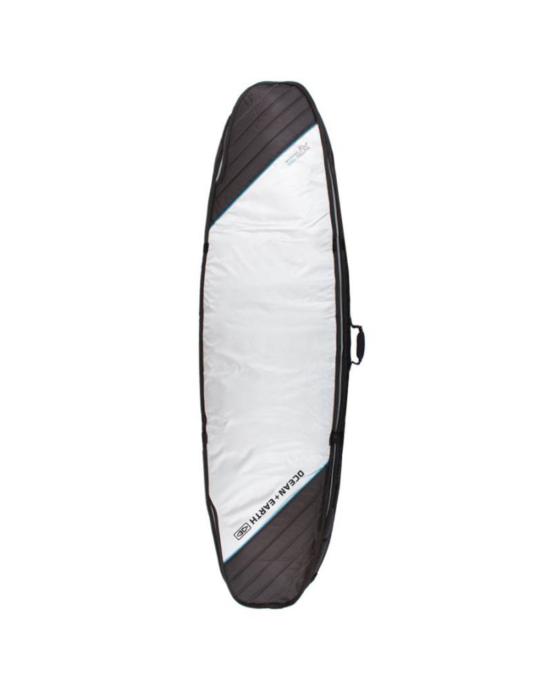 Double Compact Shortboard Cover - Silver