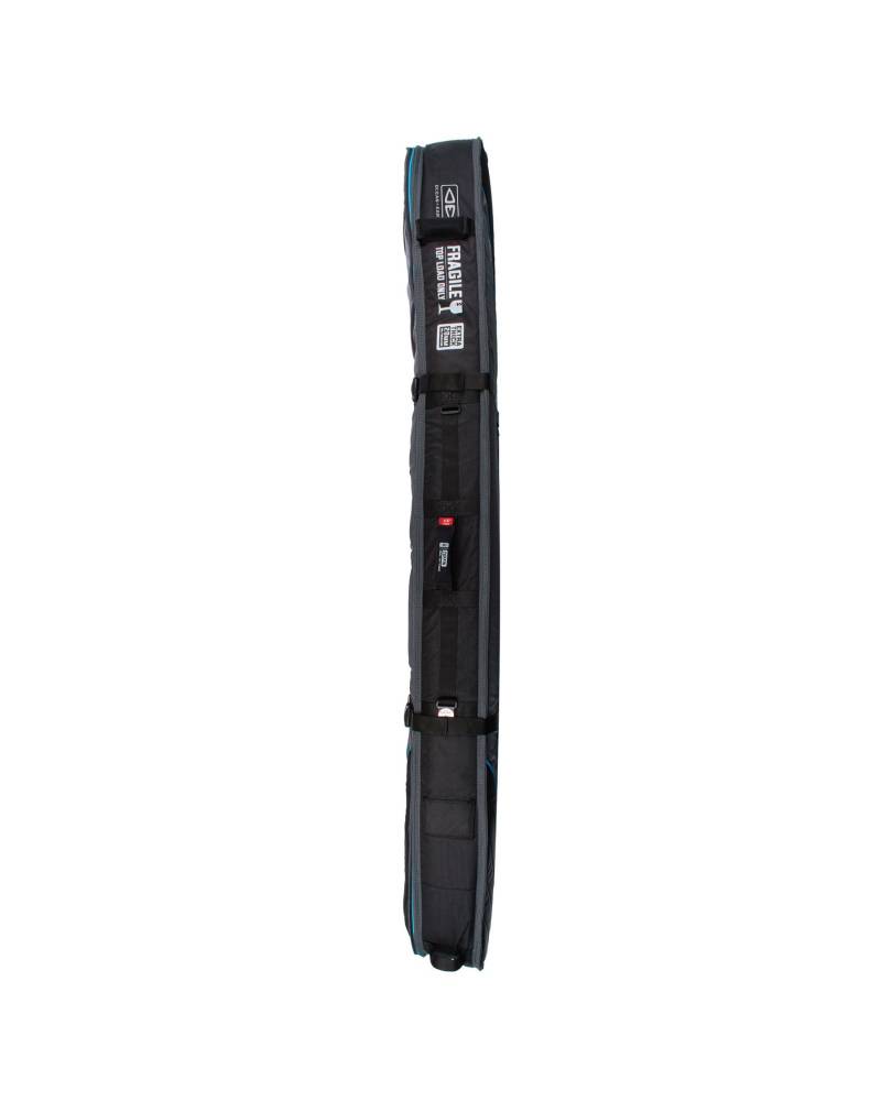Double Coffin Shortboard Cover - Black/Blue