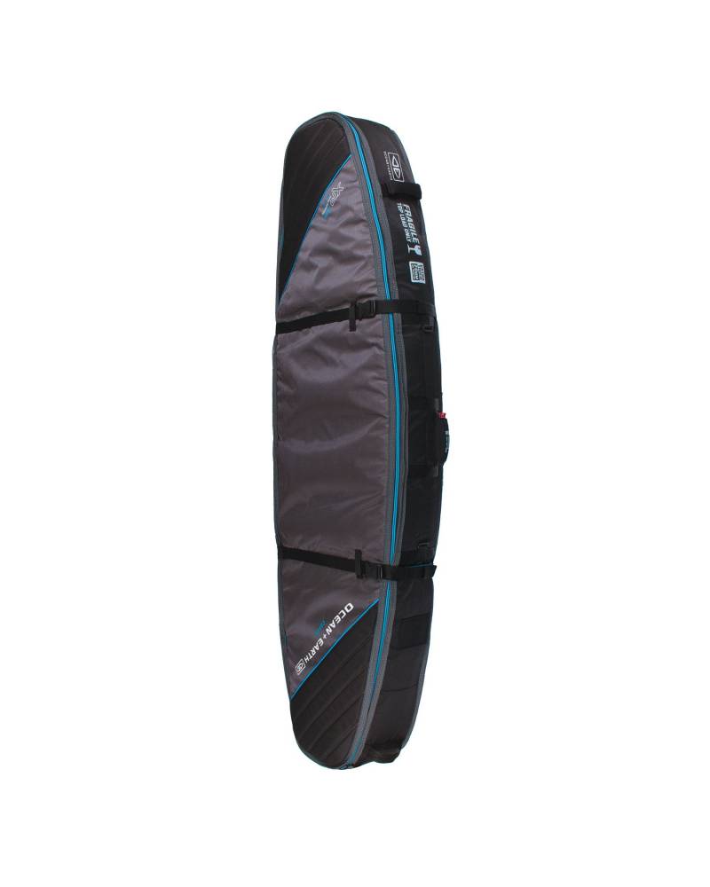 Triple Coffin Shortboard Cover - Black/Blue
