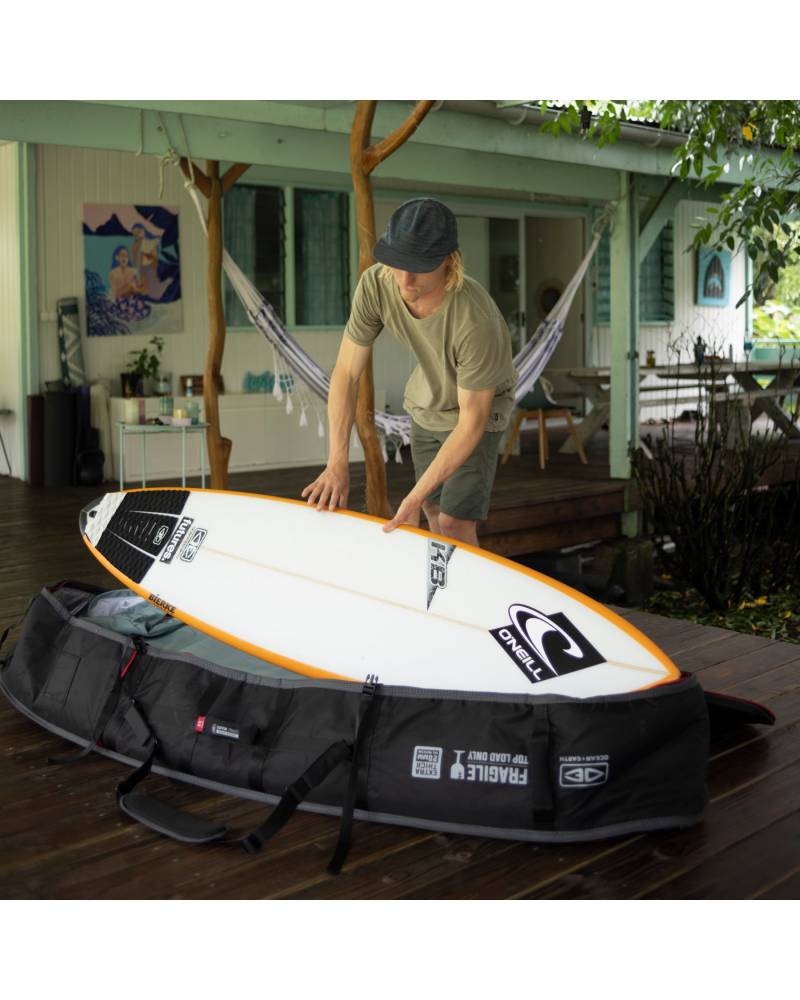 Triple Coffin Shortboard Cover - Silver