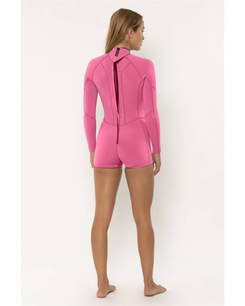 sisstr 7 Seas 2/2 long sleeve spring suit - magenta - back