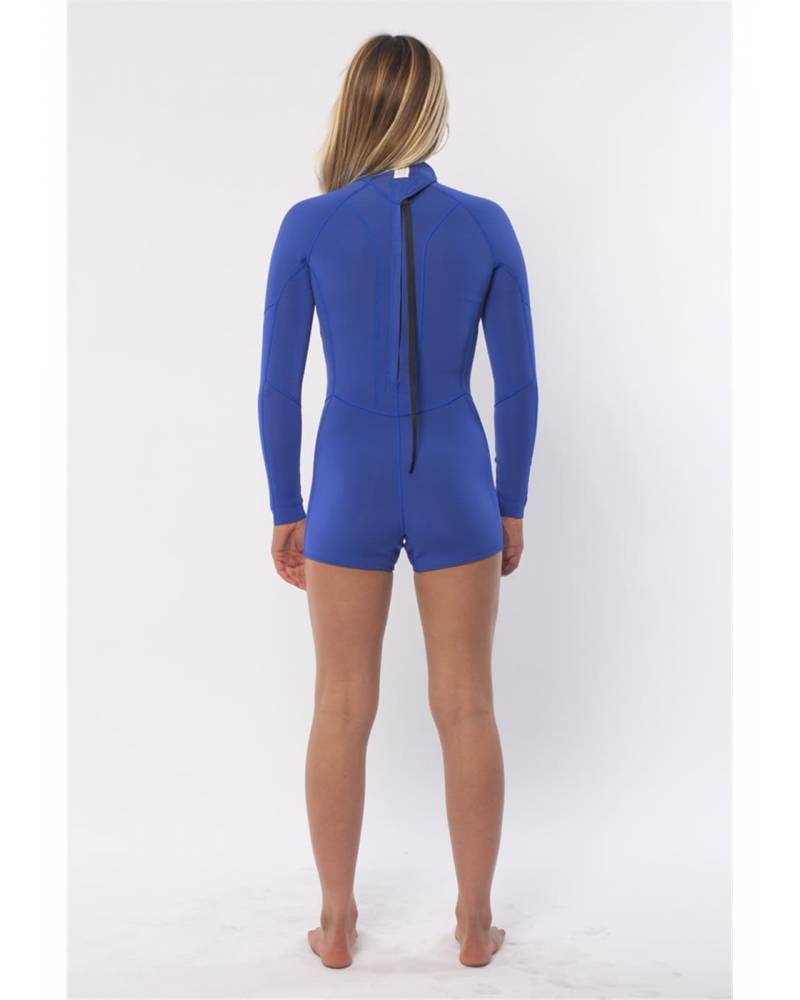 Sisstrevolution Summer Seas 2/2 Longsleeve Sprint Suit Wetsuit - Bright Blue back