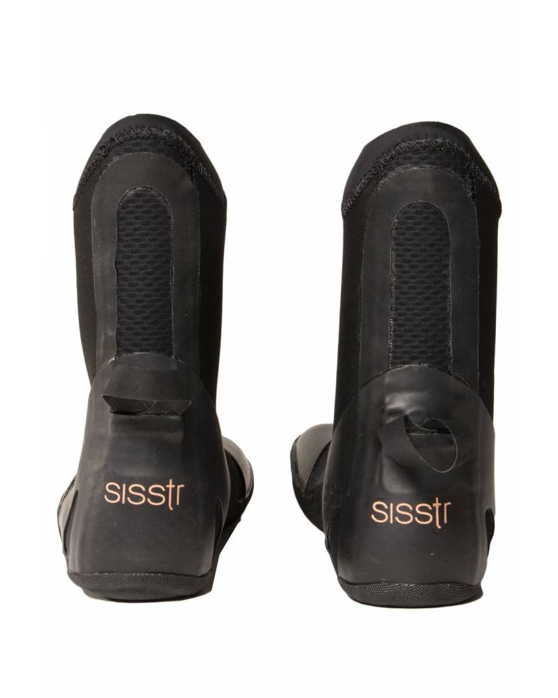 Sisstrevolution Girls Split Toe Bootie 3mm - Solid Black - Back