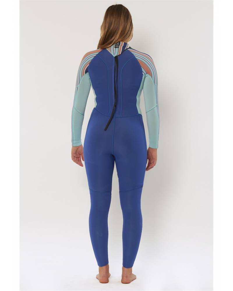 Sisstrevolution Summer Seas 3/2 Back Zip Wetsuit back