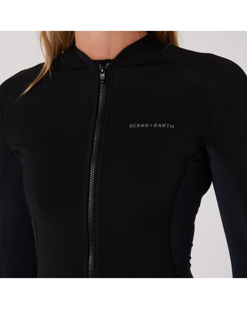 Ocean and Earth Ladies Long Sleeve Front Zip Paddle Vest 