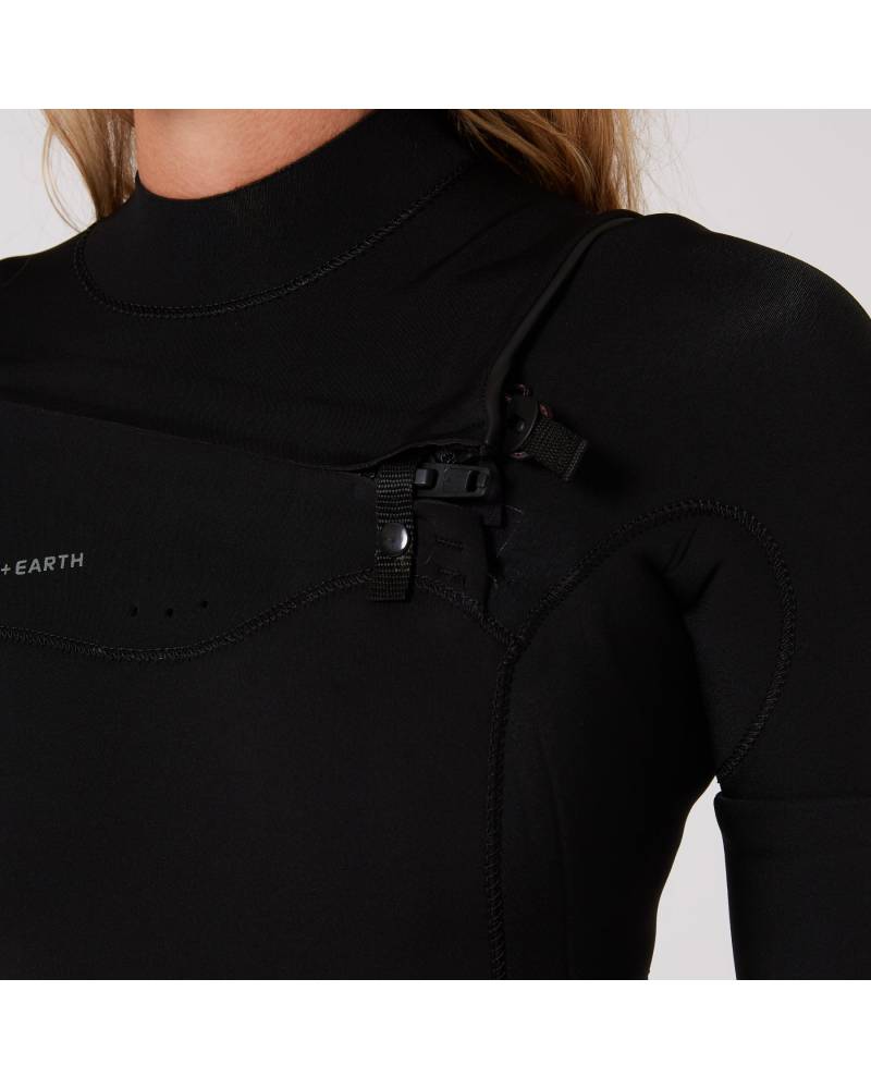 Ocean and Earth Ladies Free Flex Chest Zip Steamer - 3/2mm