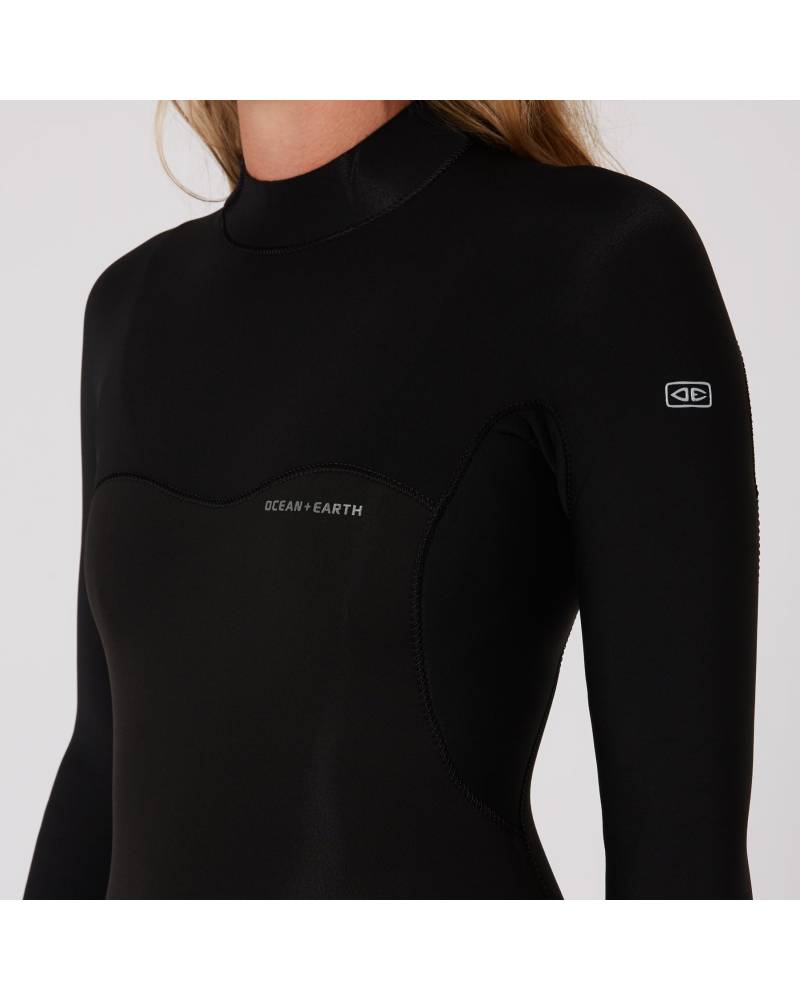 Ocean and Earth Ladies Free Flex Back Zip Steamer - 3/2mm