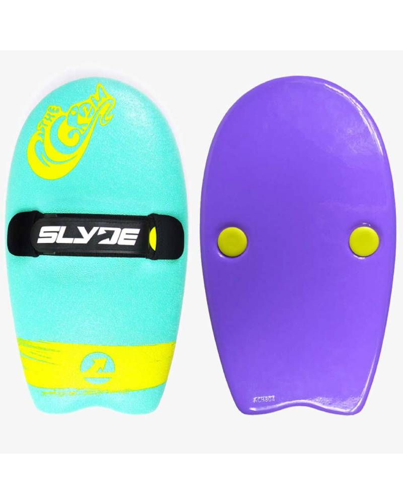Slyde Grom Soft Top Handboard - Turquoise/Purple