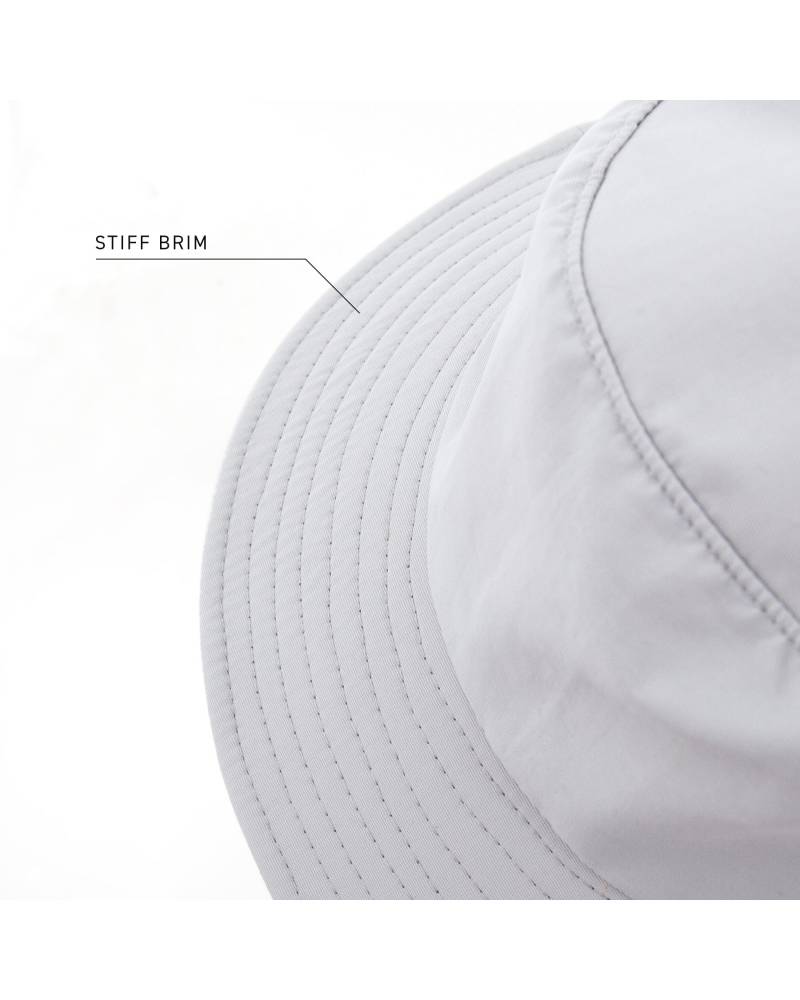 Ocean and Earth Indo Stiff Peak Surf Hat - White