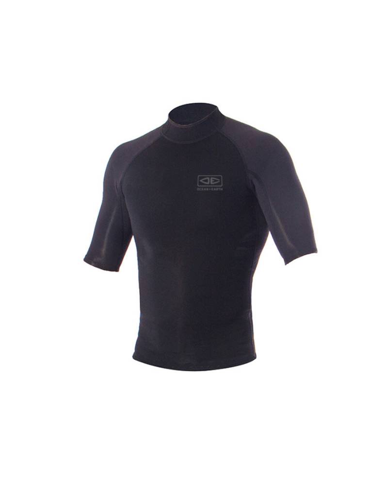 Double Black Short Sleeve Vest - 1.5mm