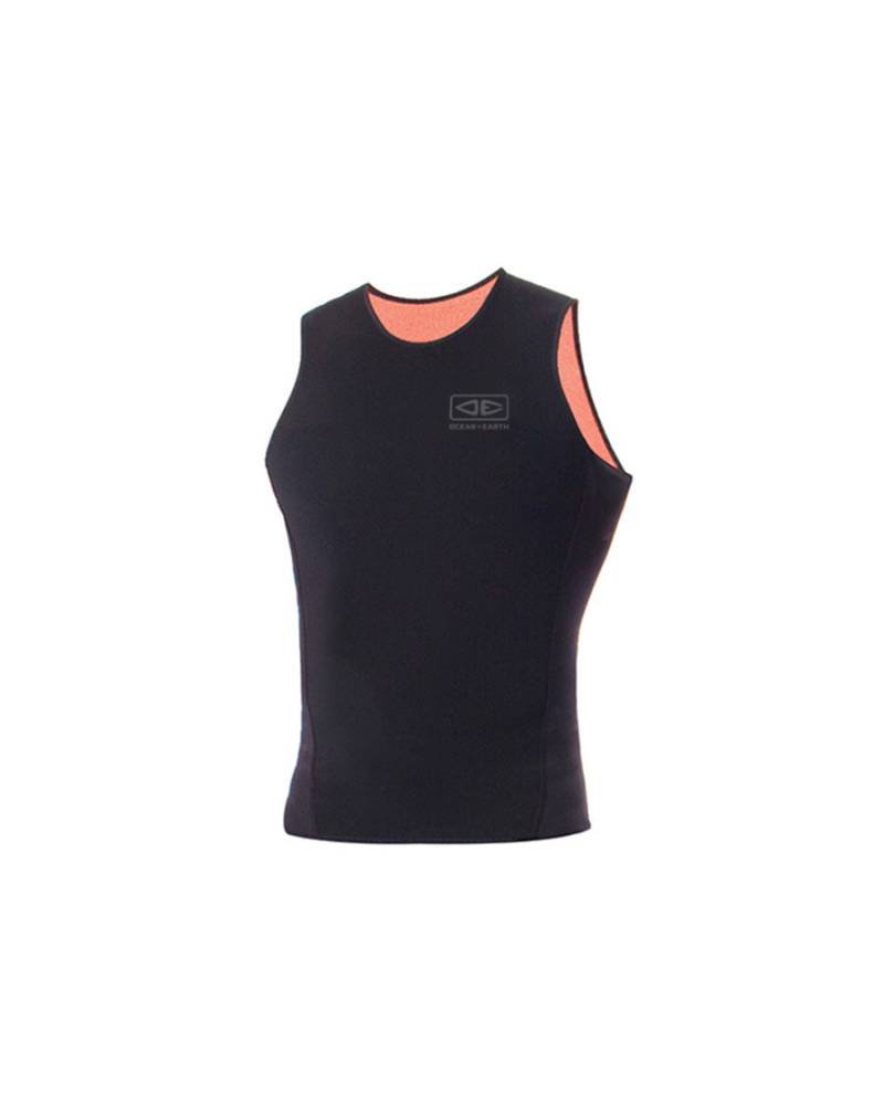 Double Black Sleeveless Vest - 1.5mm