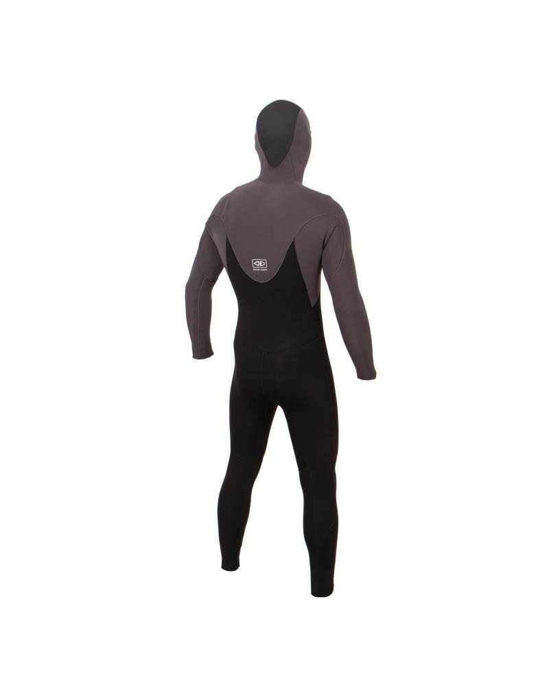 Ocean and Earth Mens Free Flex Hooded Chest-Zip Steamer - 5/4mm
