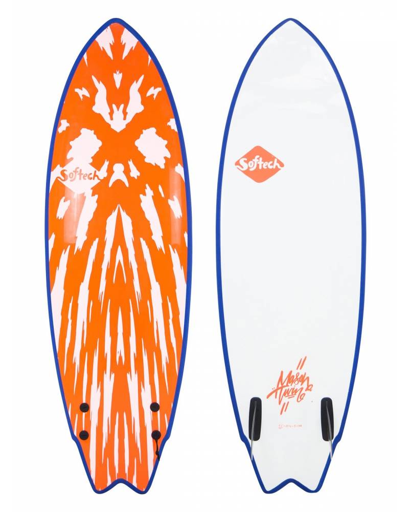 Mason Ho Twin 5' 6" - Neon Red/White