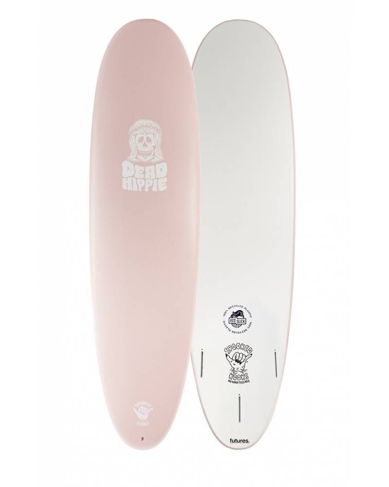 Spooked Kooks Dead Hippie 8'0" Softboard - Dusty Pink