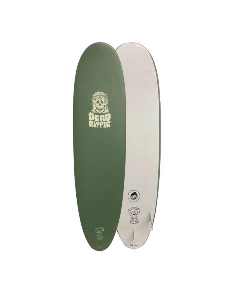 Spooked Kooks Dead Hippie 8'0" Softboard - Olive