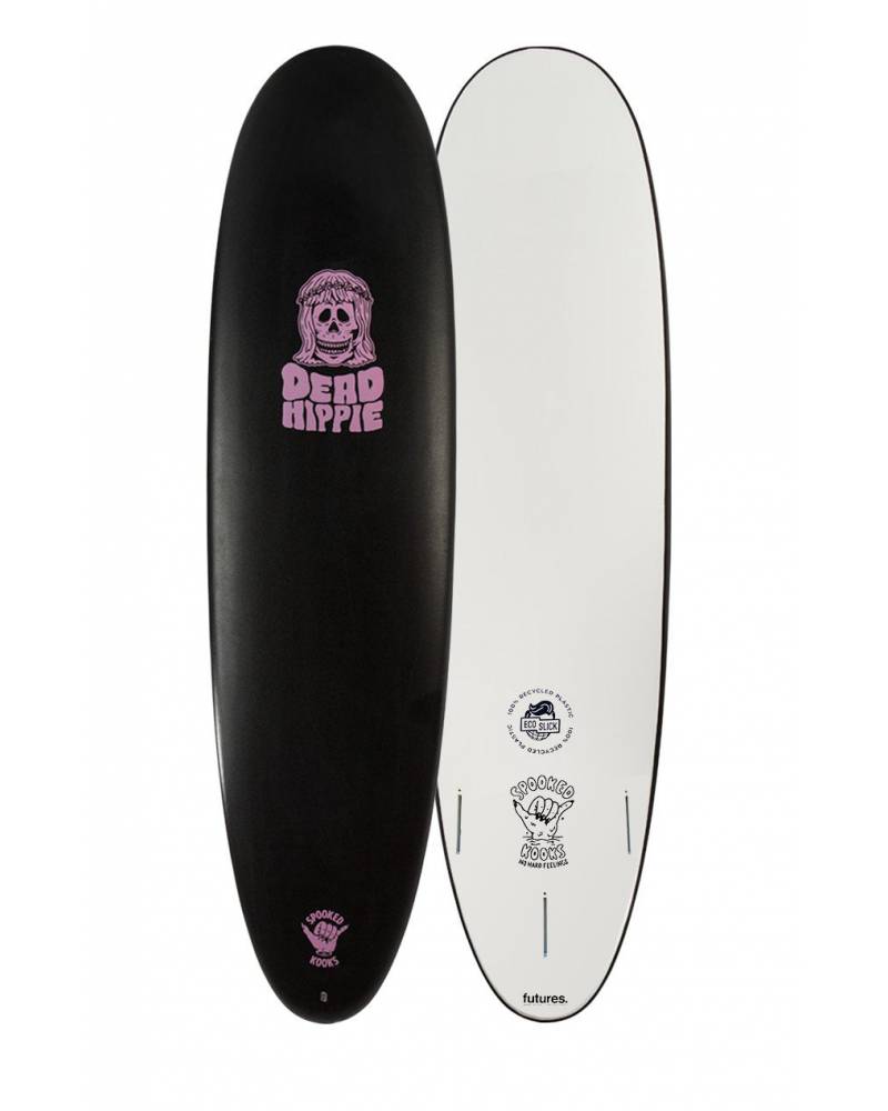 Spooked Kooks Dead Hippie 8'0" Softboard - Pretty Much Black