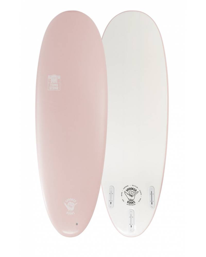 Spooked Kooks Tomby 5'6" Softboard - Dusty Pink