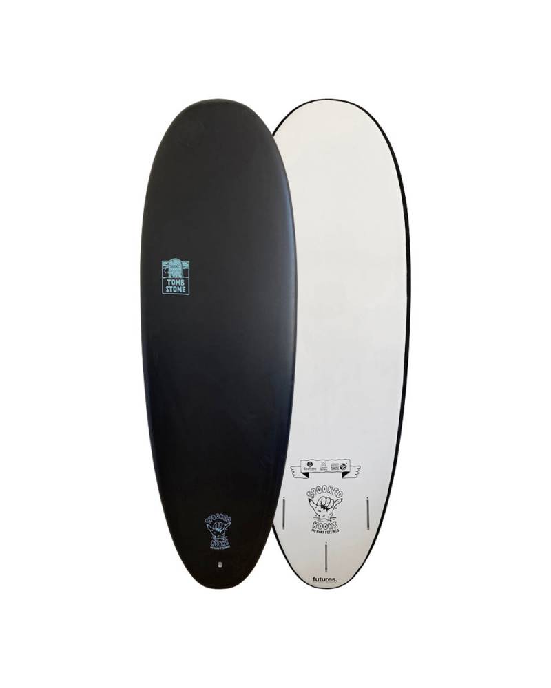 Spooked Kooks Tomby 5'6" Softboard - Pretty Much Black