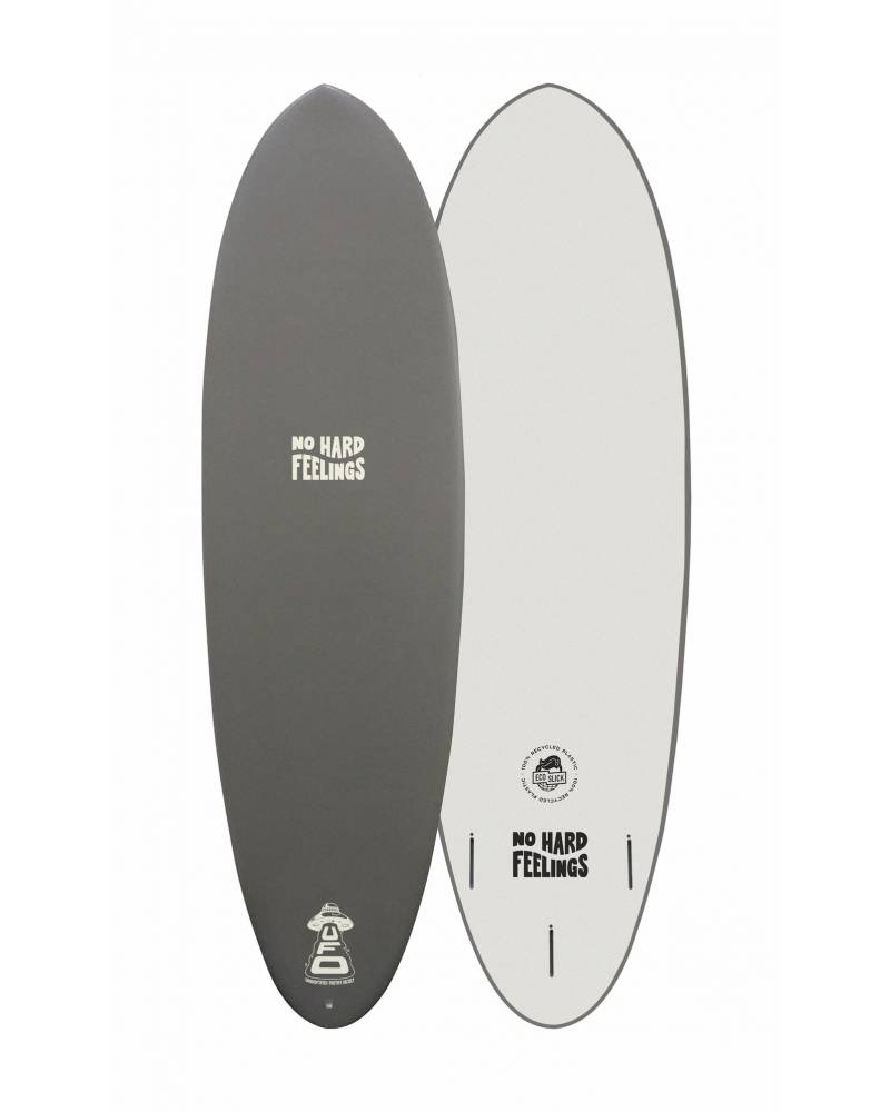 Spooked Koooks U.F.O. 7'6" Softboard - Almost Gray