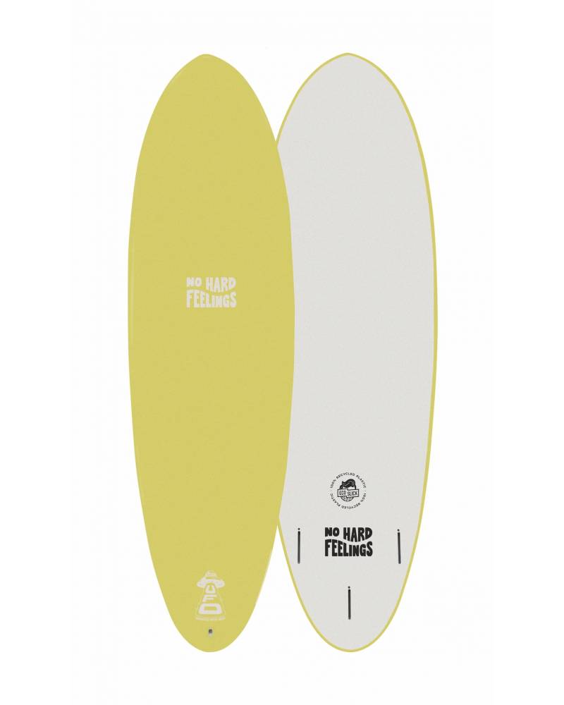 Spooked Koooks U.F.O. 7'6" Softboard - Mellow Yellow