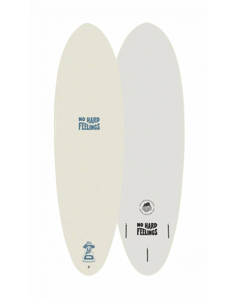 Spooked Koooks U.F.O. 7'6" Softboard - Off White