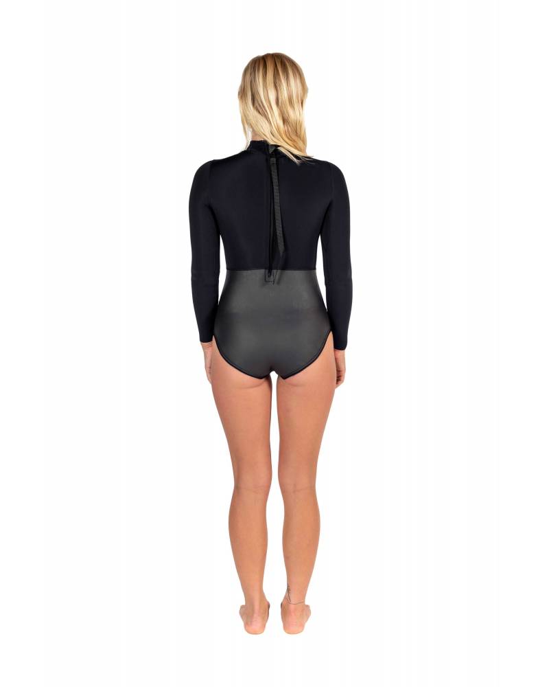 Atmosea Back Zip Spring Suit - Black