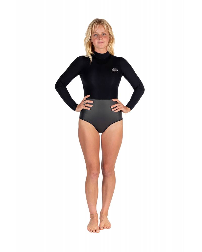 Atmosea Back Zip Spring Suit - Black