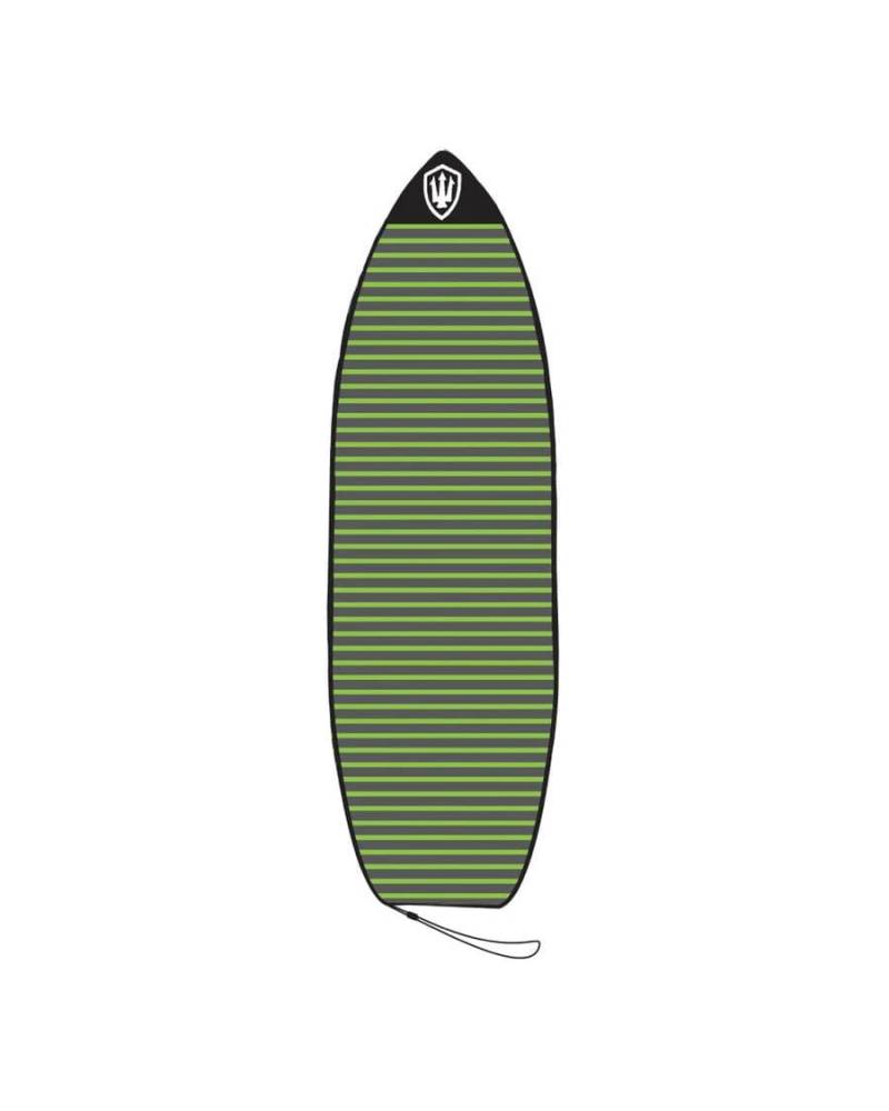 Shortboard Stretch Cover - Charcoal/Green