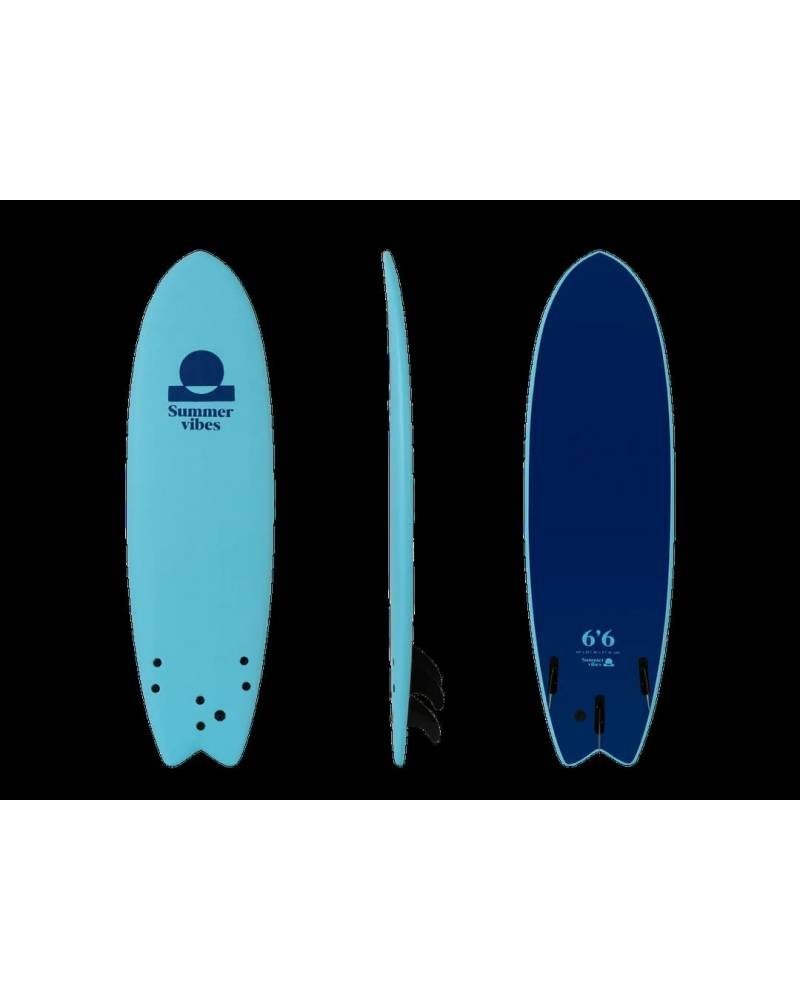 Summer Vibes Fish 6' Softboard - Blue