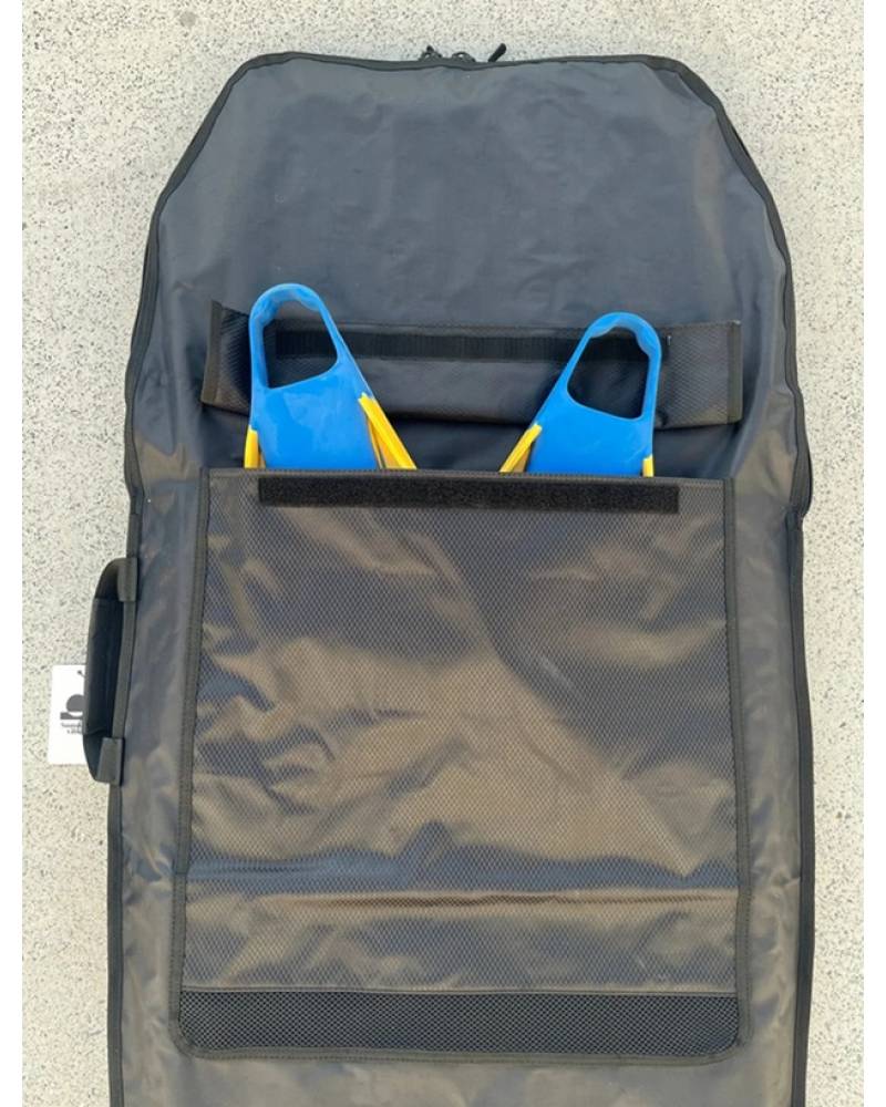 Summer vibes Lite Bodyboard Backpack Boardbag - Black