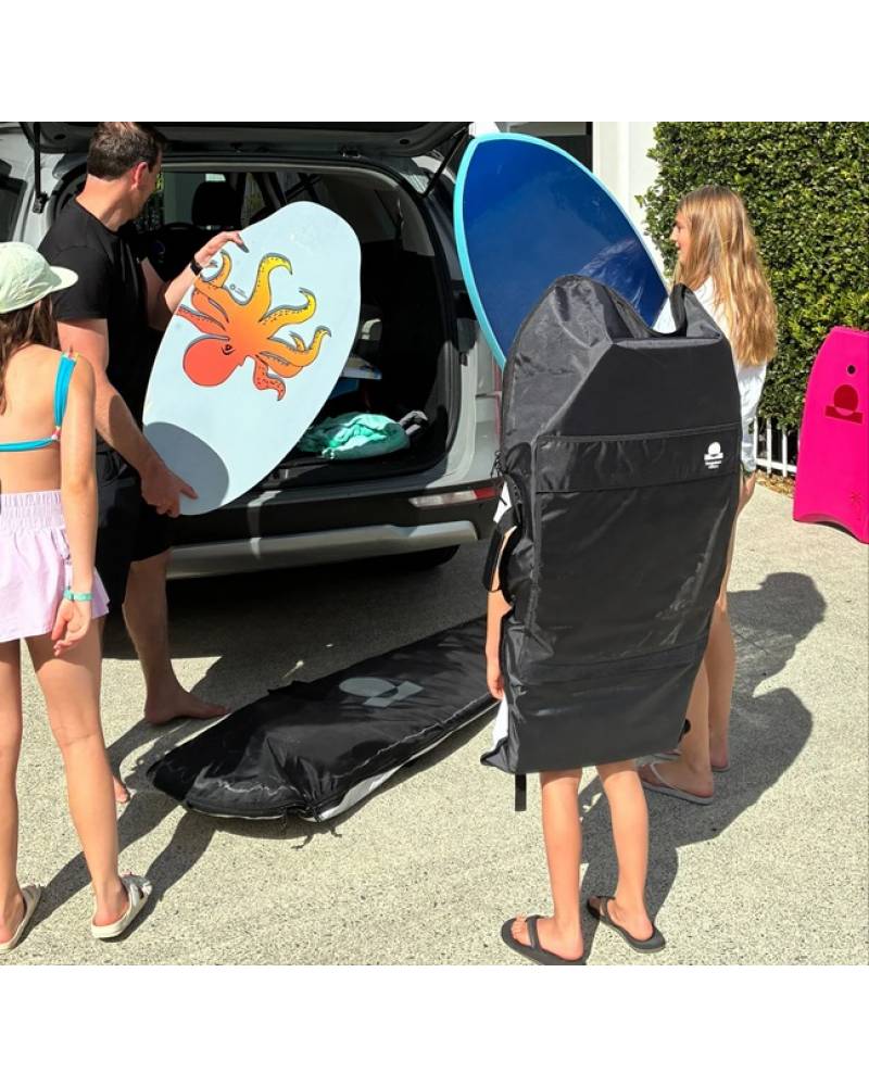 Summer vibes Lite Bodyboard Backpack Boardbag - Black