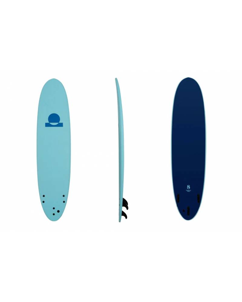 Summer Vibes Mini Mal 8' Softboard - Blue