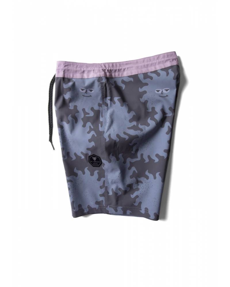 Sunburnt Shred Heads 18.5" Boardshort - Black